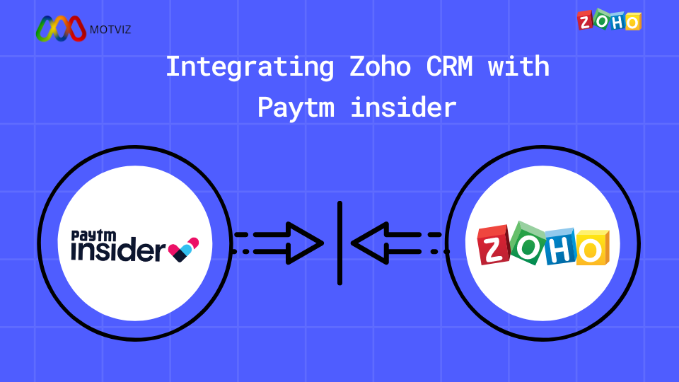 Integrating Zoho CRM with Paytm Insider