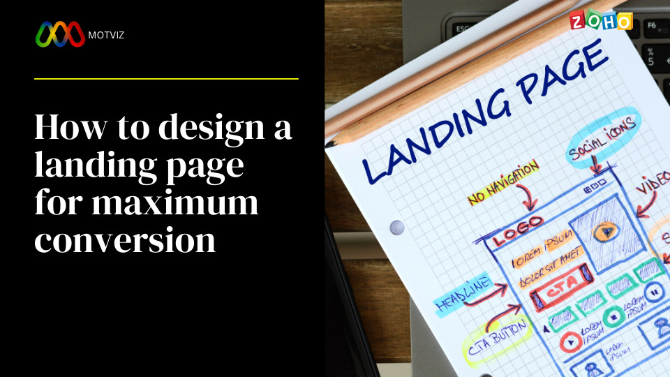 design a landing page